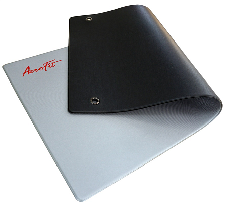 Гимнастический коврик с отверстиями для хранения, серый Aerofit AFМ120 | Aerofit Professional | aerofit-russia.ru