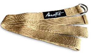Ремень для йоги Aerofit, бежевый AFYGS-B | Aerofit Professional | aerofit-russia.ru